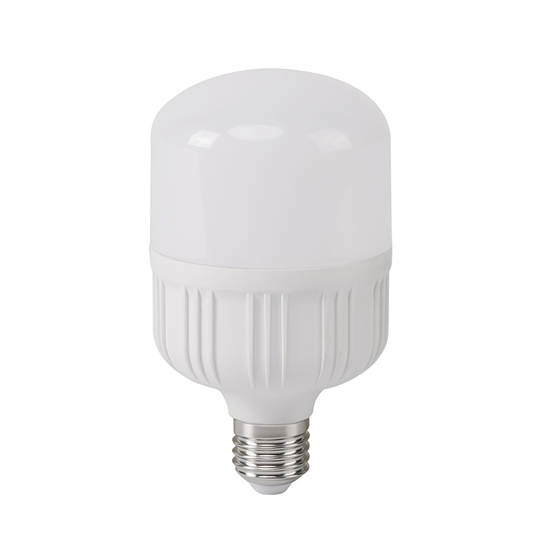 مصابيح LED هجينة من البلاستيك والألومنيوم من سلسلة T (قاعدة E27/E40)